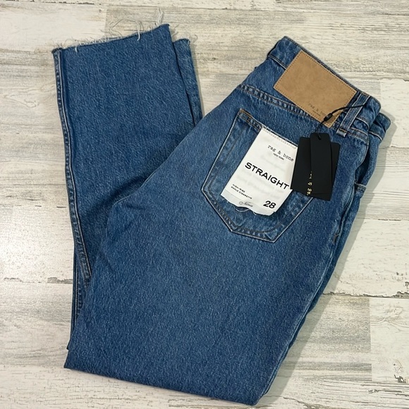 Rag & Bone Nina High-Rise Ankle Cigarette Jeans Size 28 NWT - Picture 1 of 12